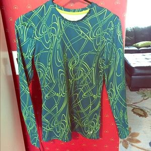Long sleeve dry-fit workout shirt